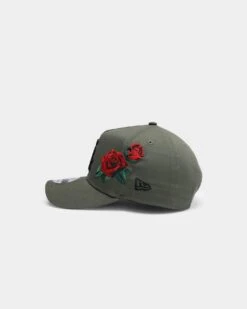 New Era Chicago White Sox Rose Hit 9FORTY A-Frame Snapback Olive/Black -Mitchell & Ness Shop 195599651402 default 0050