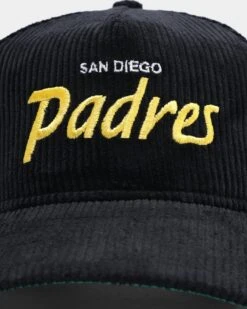 New Era San Diego Padres "Black Cord" Old Golfer Snapback Black 7 New Era San Diego Padres "Black Cord" Old Golfer Snapback Black -Mitchell & Ness Shop 195599743114 default 0060