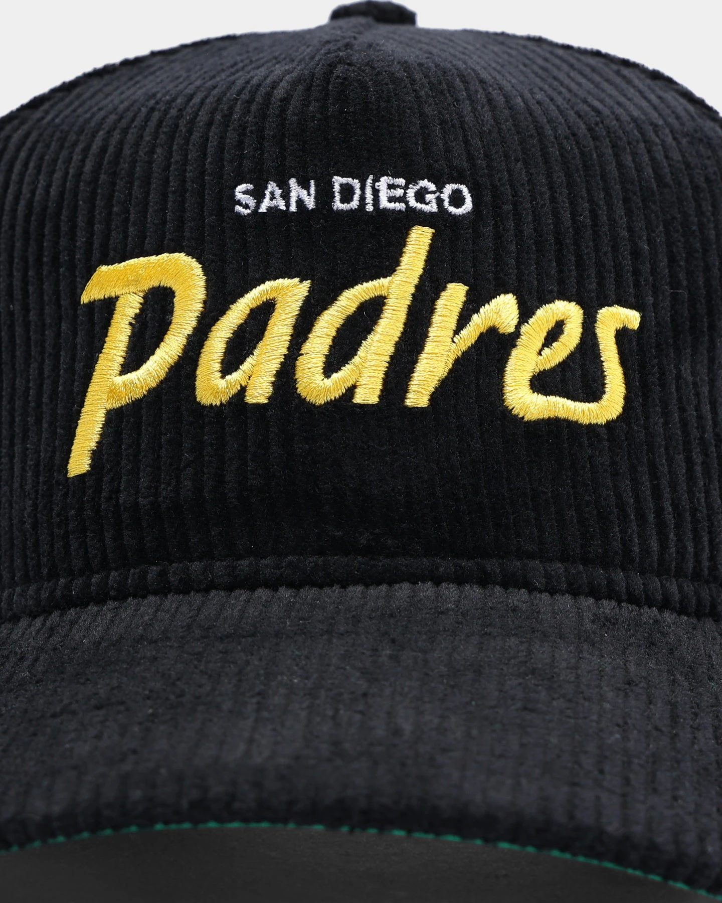 New Era San Diego Padres "Black Cord" Old Golfer Snapback Black New Era San Diego Padres "Black Cord" Old Golfer Snapback Black -Mitchell & Ness Shop 195599743114 default 0060