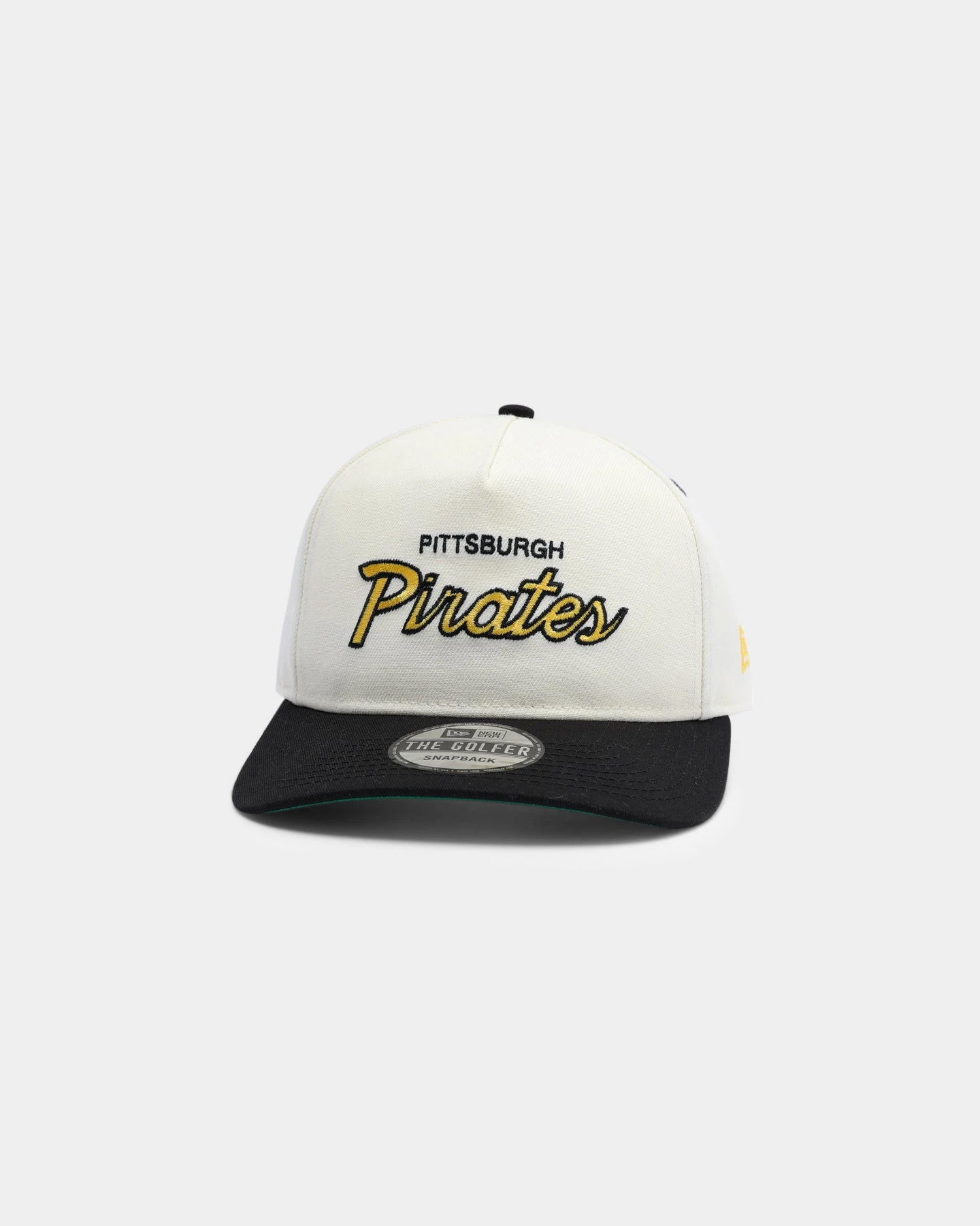 New Era Pittsburgh Pirates Off White Script Old Golfer Snapback Off White New Era Pittsburgh Pirates Off White Script Old Golfer Snapback Off White -Mitchell & Ness Shop 195599784070 default 0020