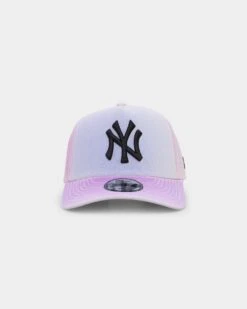 New Era Kid's New York Yankees White UV Activation 9FORTY A-Frame Stretch Fit UV Active White -Mitchell & Ness Shop 195600638477 default 0070