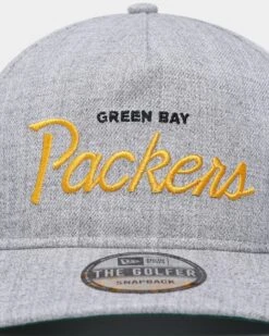 New Era Green Bay Packers Script Old Golfer Snapback Heather Grey 7 New Era Green Bay Packers Script Old Golfer Snapback Heather Grey -Mitchell & Ness Shop 195853066409 default 0060