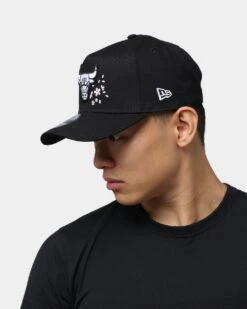 New Era Chicago Bulls Black Blossom 9FORTY A-Frame Snapback Black/Blossom 9 New Era Chicago Bulls Black Blossom 9FORTY A-Frame Snapback Black/Blossom -Mitchell & Ness Shop 195853066942 mens 0100