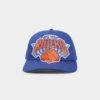 New Era New York Knicks 'Oversized Team Logo' Old Golfer Snapback Blue/Orange -Mitchell & Ness Shop 195853390276 default 0010
