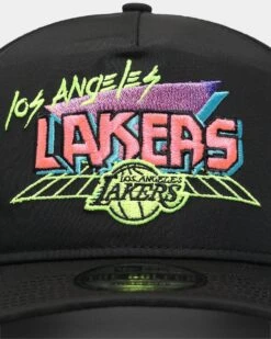 New Era Los Angeles Lakers 'Neon Vice Prolight' Old Golfer Snapback Black -Mitchell & Ness Shop 195853559154 default 0050