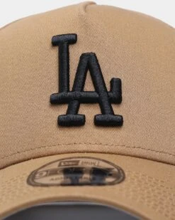 New Era Los Angeles Dodgers World Series Wheat 9FORTY A-Frame Snapback Medium Beige -Mitchell & Ness Shop 195953589891 default 0050
