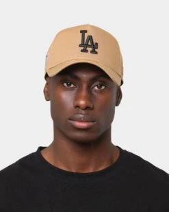 New Era Los Angeles Dodgers World Series Wheat 9FORTY A-Frame Snapback Medium Beige -Mitchell & Ness Shop 195953589891 mens 0011