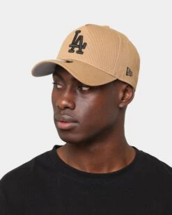 New Era Los Angeles Dodgers World Series Wheat 9FORTY A-Frame Snapback Medium Beige -Mitchell & Ness Shop 195953589891 mens 0100