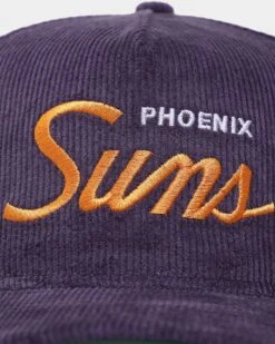 New Era Phoenix Suns 'OG Team Coloured Cord' Script Old Golfer Snapback Purple -Mitchell & Ness Shop 196172746768 default 0050