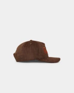New Era Cleveland Browns 'OG Team Coloured Cord' Script Old Golfer Snapback Brown -Mitchell & Ness Shop 196172746911 default 0030