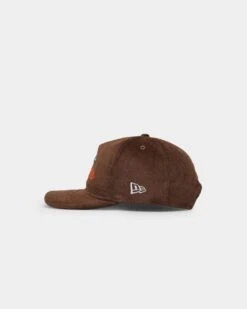 New Era Cleveland Browns 'OG Team Coloured Cord' Script Old Golfer Snapback Brown -Mitchell & Ness Shop 196172746911 default 0040