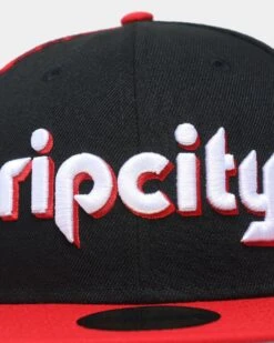 New Era Portland Trail Blazers 'NBA Authentics City Edition' 59FIFTY Fitted Black -Mitchell & Ness Shop 196172947974 default 0050