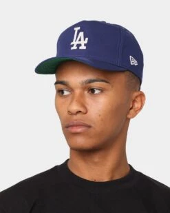 New Era Los Angeles Dodgers 'Chainstitch Team Logo' Old Golfer Snapback Original Team Colours -Mitchell & Ness Shop 196174173364 mens 0100