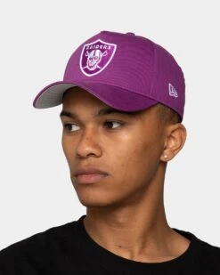 New Era Las Vegas Raiders 'Orchid' 9FORTY A-Frame Snapback Orchid/White 9 New Era Las Vegas Raiders 'Orchid' 9FORTY A-Frame Snapback Orchid/White -Mitchell & Ness Shop 196174933616 mens 0100
