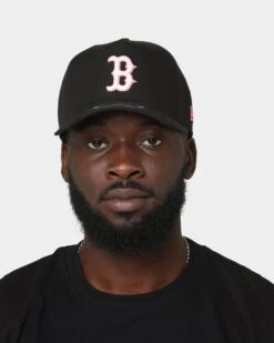 New Era Boston Red Sox Neon Pink 9FORTY A-Frame Snapback Black/Neon 9 New Era Boston Red Sox Neon Pink 9FORTY A-Frame Snapback Black/Neon -Mitchell & Ness Shop 196175563706 mens 0100