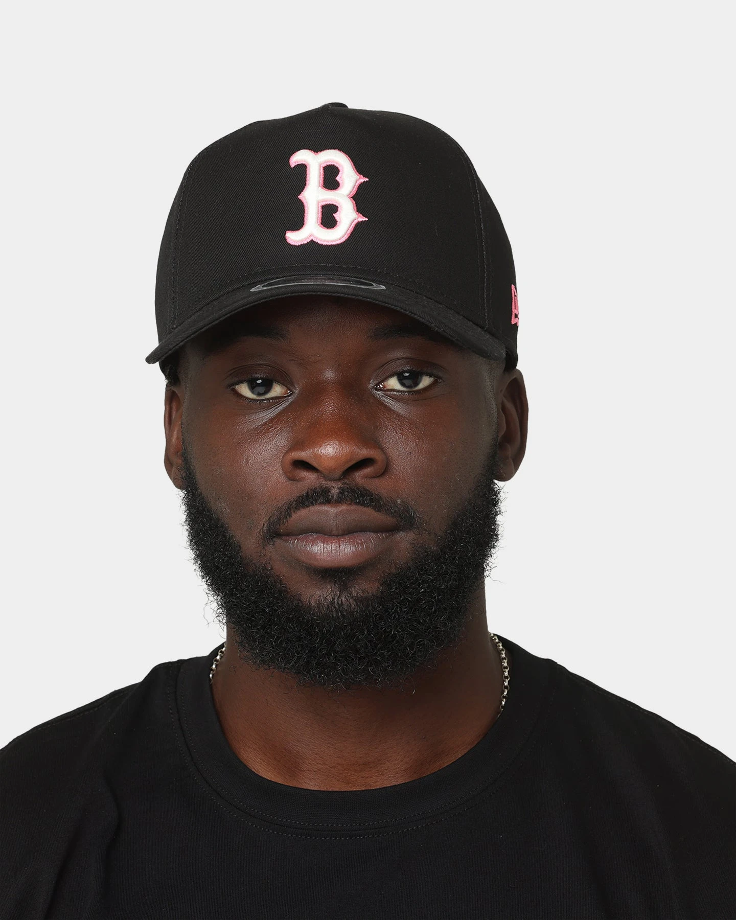 New Era Boston Red Sox Neon Pink 9FORTY A-Frame Snapback Black/Neon New Era Boston Red Sox Neon Pink 9FORTY A-Frame Snapback Black/Neon -Mitchell & Ness Shop 196175563706 mens 0100