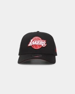 New Era Los Angeles Lakers 9FORTY K-Frame Snapback Black/Scarlet