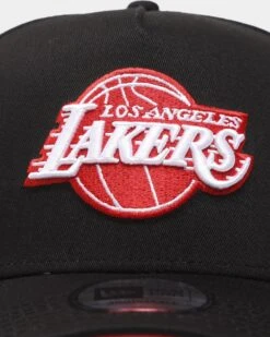 New Era Los Angeles Lakers 9FORTY K-Frame Snapback Black/Scarlet -Mitchell & Ness Shop 196175766770 default 0050