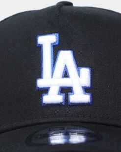New Era Los Angeles Dodgers 'Black Royal' 9FORTY A-Frame Snapback Black/Royal/White -Mitchell & Ness Shop 196175767210 default 0050