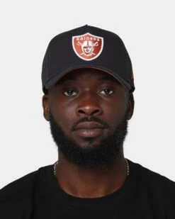 New Era Las Vegas Raiders 9FORTY A-Frame Snapback Navy/Rust 9 New Era Las Vegas Raiders 9FORTY A-Frame Snapback Navy/Rust -Mitchell & Ness Shop 196175767227 mens 0100