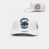 Mitchell & Ness Charlotte Hornets 'Hardwood Classics Patch' Classic Red Snapback Cream