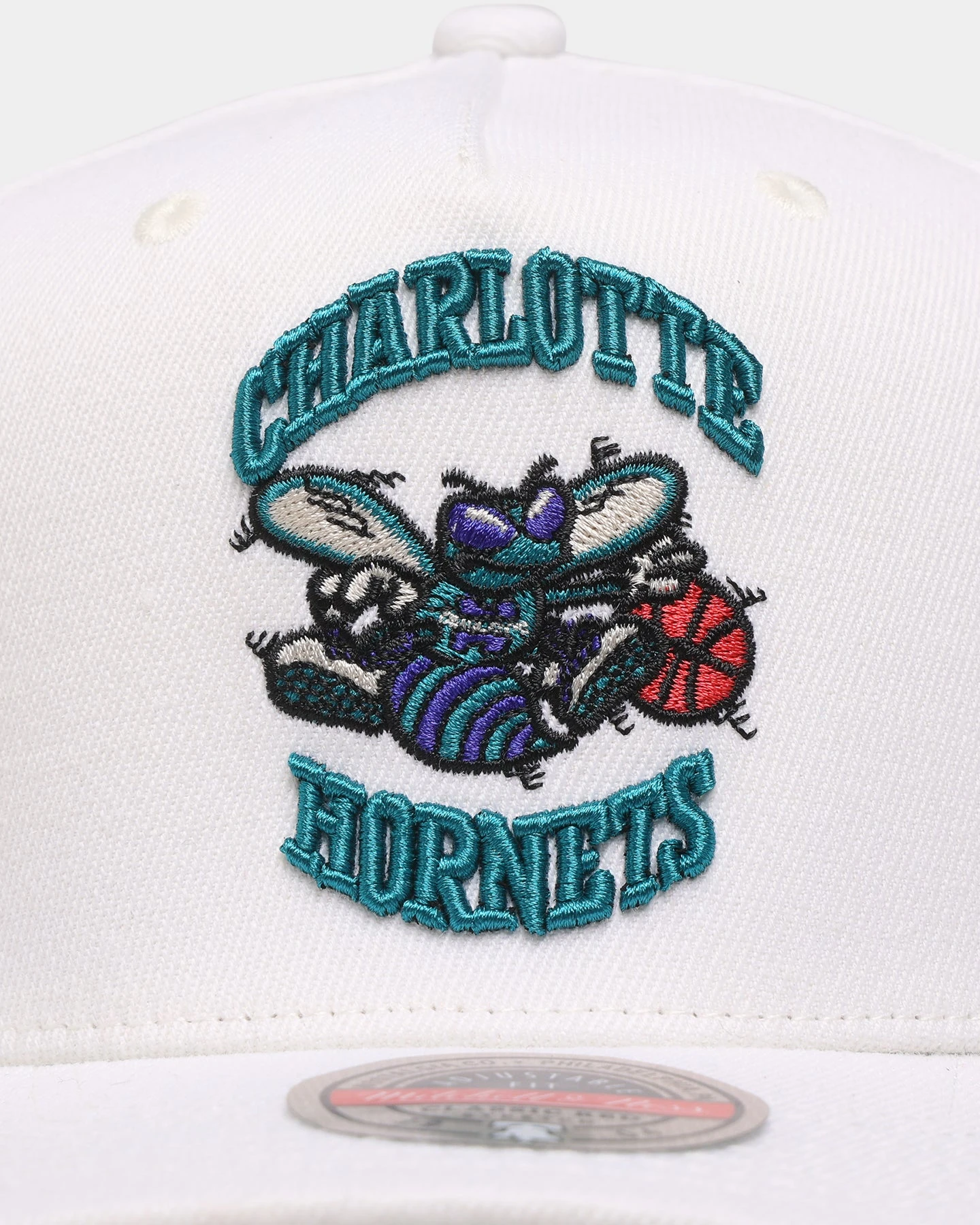 Mitchell & Ness Charlotte Hornets 'Hardwood Classics Patch' Classic Red Snapback Cream Mitchell & Ness Charlotte Hornets 'Hardwood Classics Patch' Classic Red Snapback Cream -Mitchell & Ness Shop 196294228906 default 0050