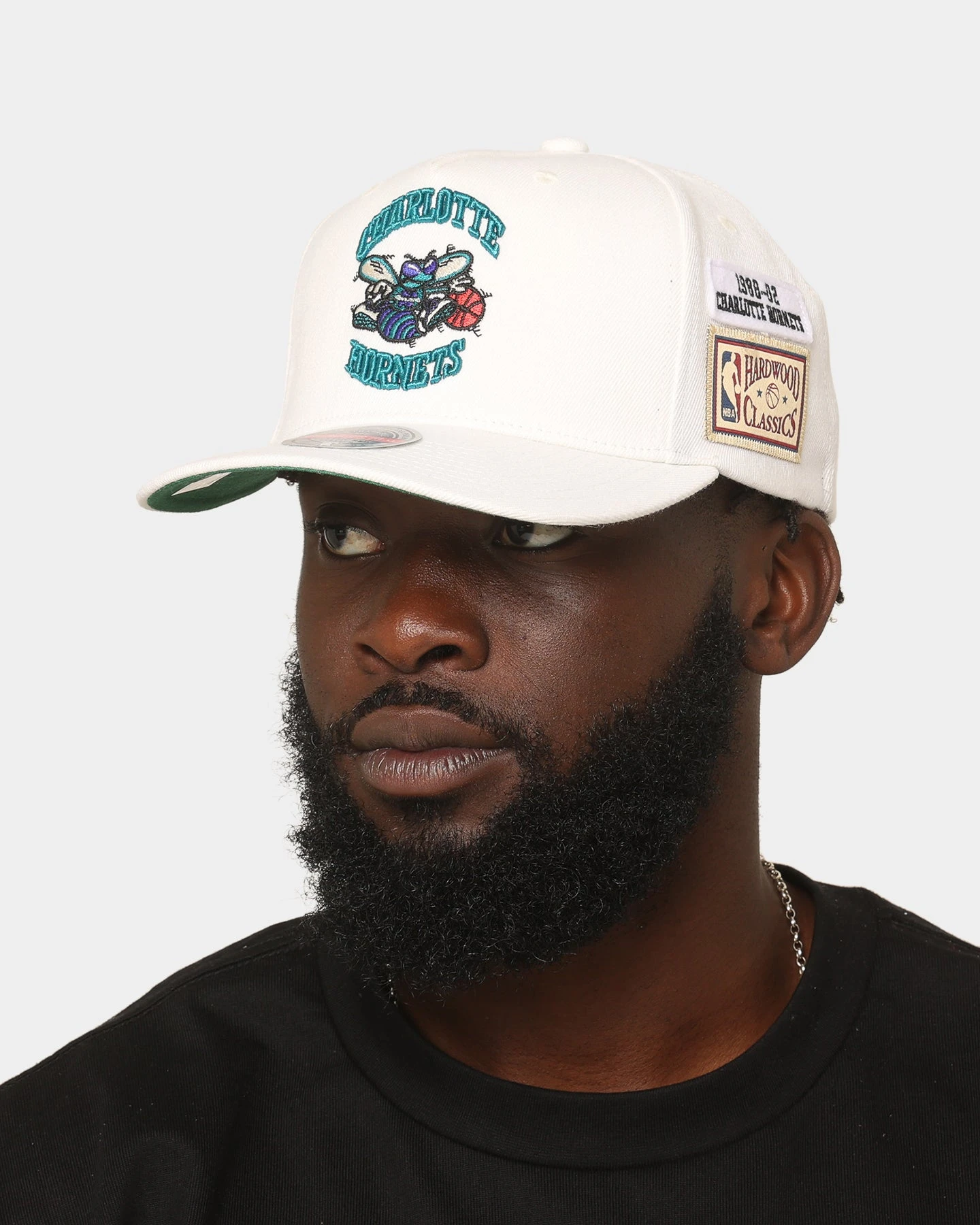 Mitchell & Ness Charlotte Hornets 'Hardwood Classics Patch' Classic Red Snapback Cream Mitchell & Ness Charlotte Hornets 'Hardwood Classics Patch' Classic Red Snapback Cream -Mitchell & Ness Shop 196294228906 mens 0011