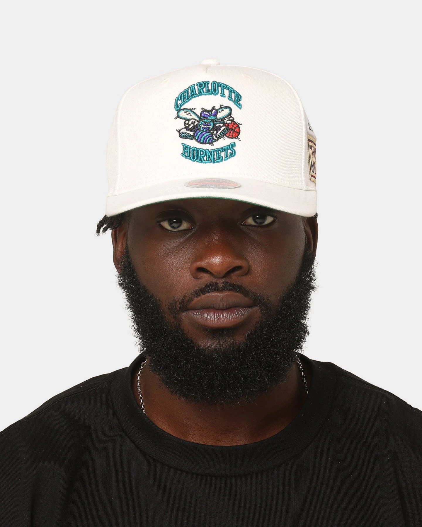 Mitchell & Ness Charlotte Hornets 'Hardwood Classics Patch' Classic Red Snapback Cream Mitchell & Ness Charlotte Hornets 'Hardwood Classics Patch' Classic Red Snapback Cream -Mitchell & Ness Shop 196294228906 mens 0100