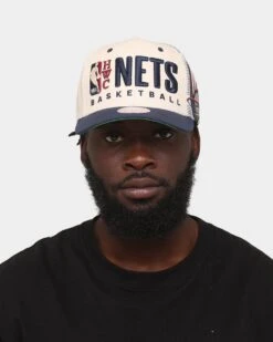 Mitchell & Ness Brooklyn Nets '90s Training Camp' Pro Crown Snapback Cream 9 Mitchell & Ness Brooklyn Nets '90s Training Camp' Pro Crown Snapback Cream -Mitchell & Ness Shop 196294364420 mens 0100