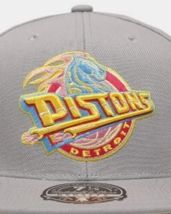 Mitchell & Ness Detroit Pistons 'Til Dawn' Fitted Grey -Mitchell & Ness Shop 196294379448 default 0050