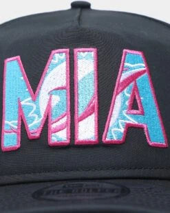 NEW ERA New York Miami Dolphins 'Neon Nights' Prolight Old Golfer Snapback Black/Neon -Mitchell & Ness Shop 196312168818 default 0050