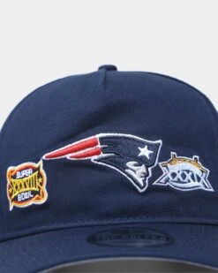 New Era New England Patriots 'Super Bowl Past Champions' Old Golfer Strapback Navy Blue -Mitchell & Ness Shop 196312589996 default 0050