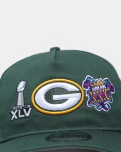 New Era Green Bay Packers 'Super Bowl Past Champions' Old Golfer Strapback Green -Mitchell & Ness Shop 196312590060 default 0050