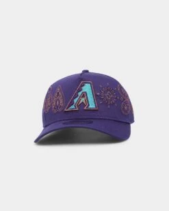 New Era Arizona Diamondbacks 'OG Team Paisley Embroidery' 9FORTY A-Frame Snapback Original Team Colours