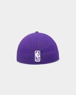 New Era Los Angeles Lakers Two Logo Original Team Colours 59FIFTY Fitted Purple -Mitchell & Ness Shop 196313253223 default 0020