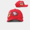 New Era San Francisco 49ers 'City Cluster' 9FORTY A-Frame Snapback Red -Mitchell & Ness Shop 196313253346 default 0010