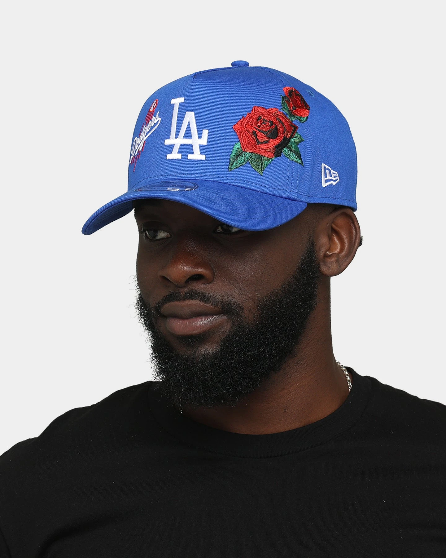 New Era Los Angeles Dodgers Rose Emblem 9Forty A-Frame Snapback Blue New Era Los Angeles Dodgers Rose Emblem 9Forty A-Frame Snapback Blue -Mitchell & Ness Shop 196313253414 mens 0100