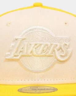 New Era Los Angeles Lakers 'Tonal Two-Tone' 59FIFTY Fitted Light Beige -Mitchell & Ness Shop 196313354739 default 0050