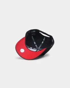 New Era Philadelphia Phillies "Scarlet Bottom" 9FORTY A-Frame Snapback Black/Scarlet -Mitchell & Ness Shop 196313702240 default 060