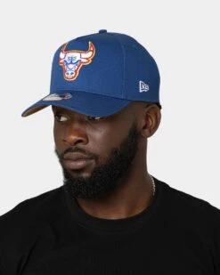 New Era Chicago Bulls "Cereal" 9FORTY A-Frame Snapback Light Royal -Mitchell & Ness Shop 196313702431 mens 0100