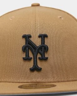 New Era New York Mets 'Wheat' 59FIFTY Fitted Wheat/Black -Mitchell & Ness Shop 196313704572 default 0050