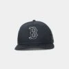 New Era Boston Red Sox 'Black Stone' Prolight Old Golfer Trucker Snapback Black/Stone -Mitchell & Ness Shop 196313985490 default 0010