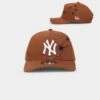 New Era New York Yankees 'Spider Crown' 9FORTY A-Frame Snapback Chocolate