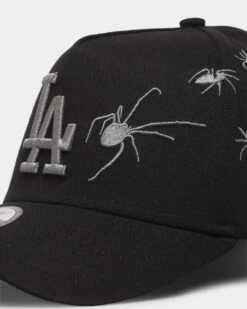 New Era Los Angeles Dodgers 'Spider Crown' 9FORTY A-Frame Snapback Black -Mitchell & Ness Shop 196315936810 default 0020