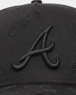 New Era Atlanta Braves 'Paisley All Over' 9FORTY A-Frame Snapback Paisley/Black -Mitchell & Ness Shop 196315936902 default 0050