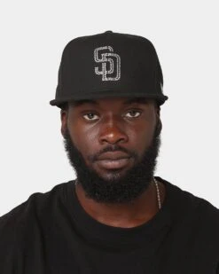 New Era San Diego Padres 'Rhinestone' 59FIFTY Fitted Rhinestone -Mitchell & Ness Shop 196315937589 mens 0100