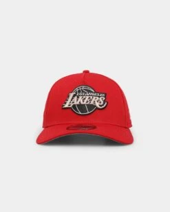 New Era Los Angeles Lakers 'Scarlet Stone' 9FORTY A-Frame Snapback Scarlet/Stone