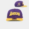 New Era Los Angeles Lakers 'Chenille' Golfer Snapback Purple -Mitchell & Ness Shop 196500152186 default 0010