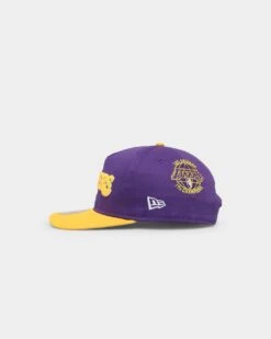 New Era Los Angeles Lakers 'Chenille' Golfer Snapback Purple -Mitchell & Ness Shop 196500152186 default 0040