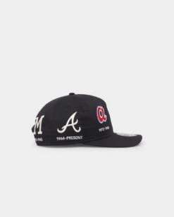 New Era Atlanta Braves 'Logo Evolution' Golfer Snapback Golfer Collection Navy 5 New Era Atlanta Braves 'Logo Evolution' Golfer Snapback Golfer Collection Navy -Mitchell & Ness Shop 196500152643 default 0030